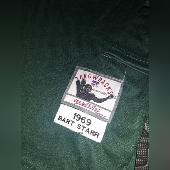 Mitchell&Ness 1969 Bart Starr Nfl Green Bay Packers football Jersey - Picture 6 of 15